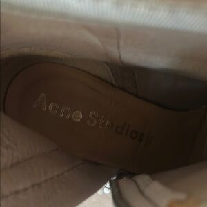 Acne Studios Beige Boots